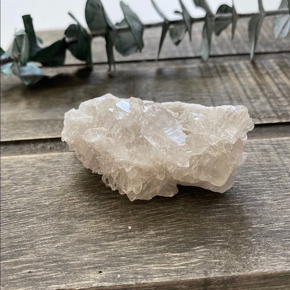 Raw Clear Quartz Crystal Cluster • OOAK Stone Specimen